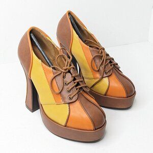 Ellie Brenda Platform Heels, Tan, Women's 6